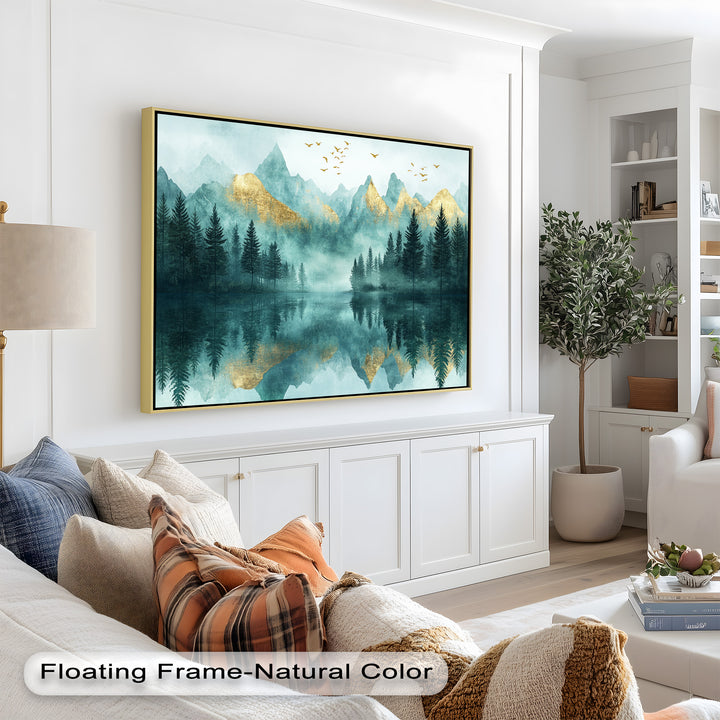 Mist Mountains – Forest Oil Painting