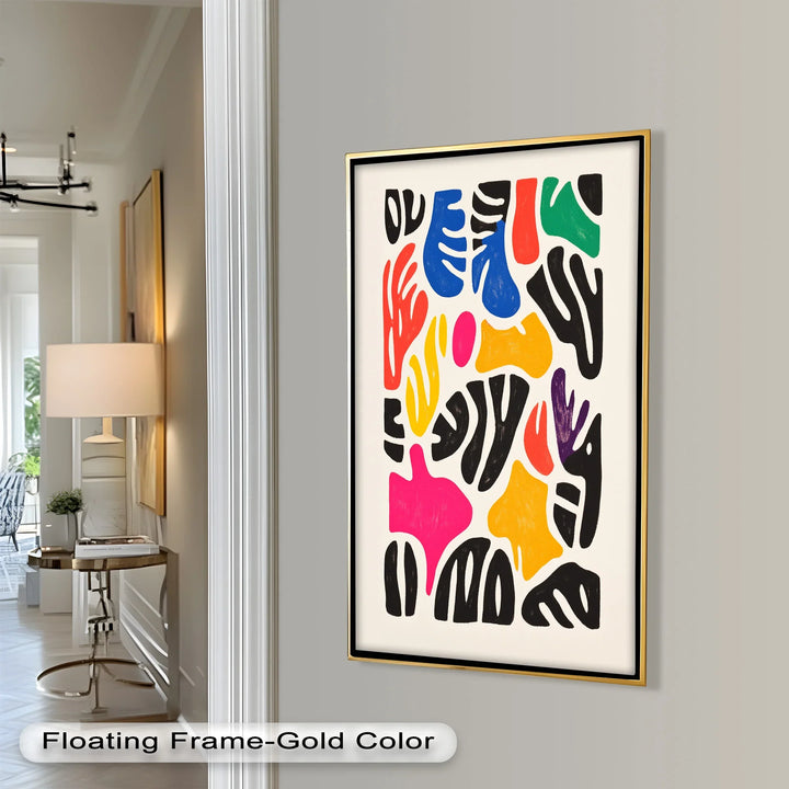 Chromatic Rhythm – Abstract Fauvist Oil Painting - MyPhotoStation