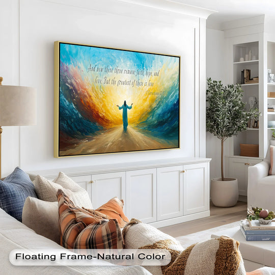 Divine Light and Love – Inspirational Scripture Painting
