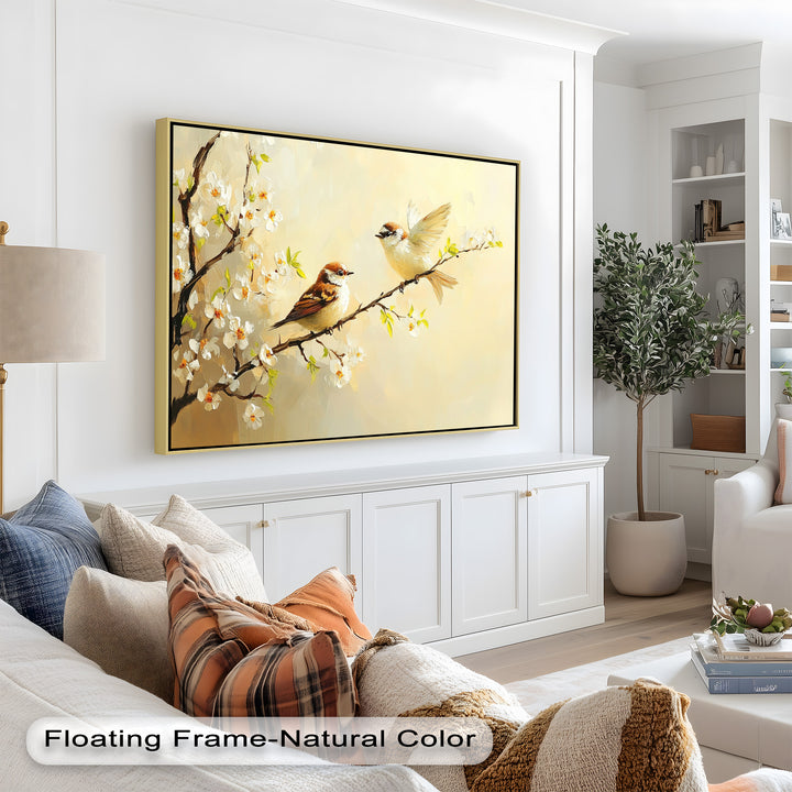 Spring Conversation – Animal Oil Painting