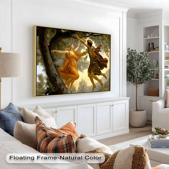 Dem Schicksal nachjagen – Apollo und Daphne, Renaissance-Akt-Ölgemälde