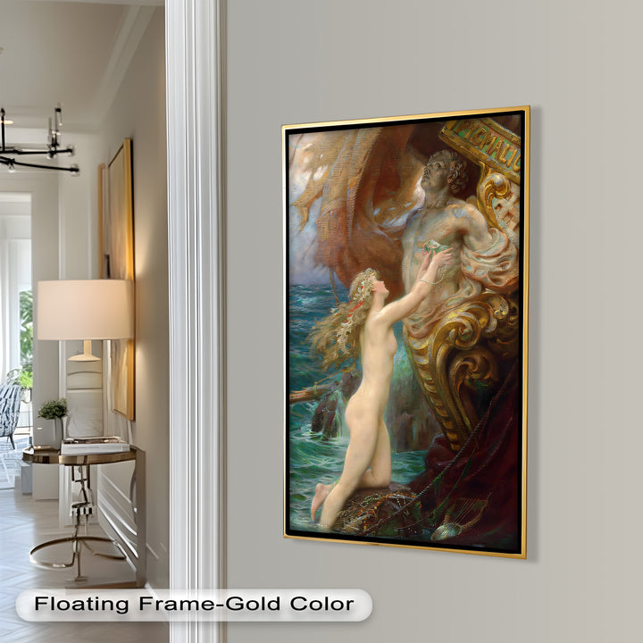 Galatea’s Awakening – Mythological Nude Oil Painting