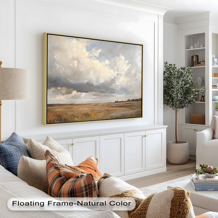 Prairie Horizon – Vintage Oil Painting