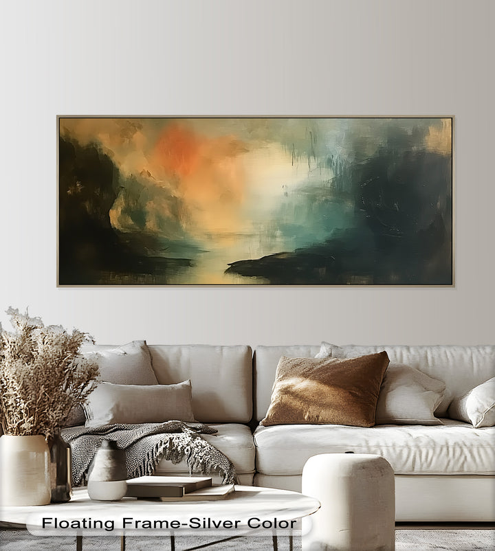 Twilight Passage – Mystisches abstraktes Landschaftsölgemälde