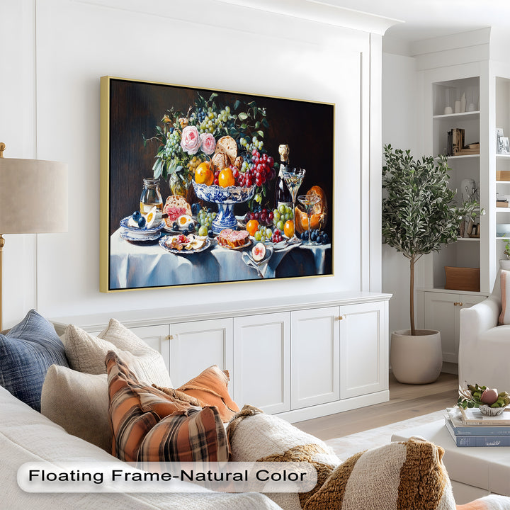Elegant Kitchen Dining Decor - Still Life Oil Painting