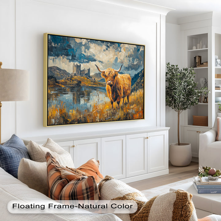 Highland Majesty – Rustic Oil Painting