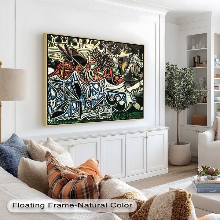 Picasso Krieg und Frieden – Symbolisches abstraktes Ölgemälde