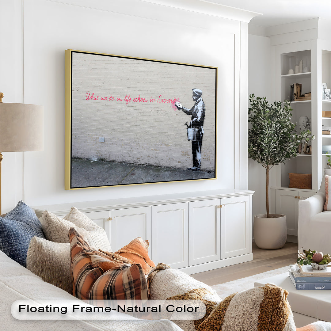 Echoes in Eternity – Banksy Oil Painting