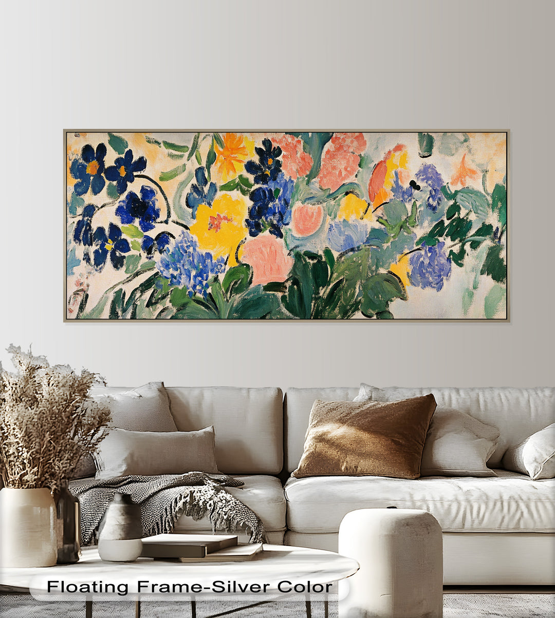 Fauvist Floral Explosion – Colorful Expressionist Oil Painting