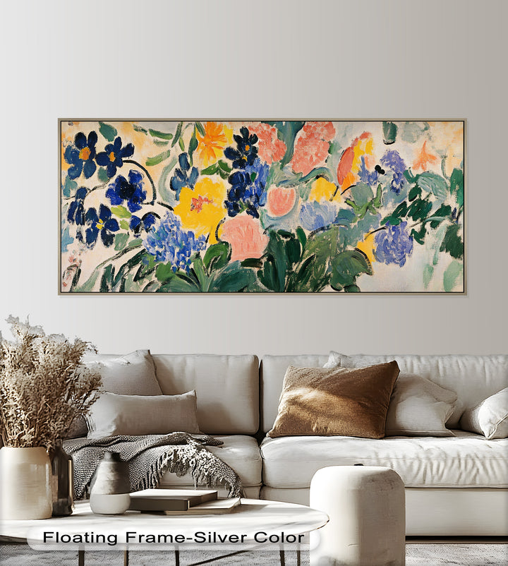 Fauvist Floral Explosion – Colorful Expressionist Oil Painting