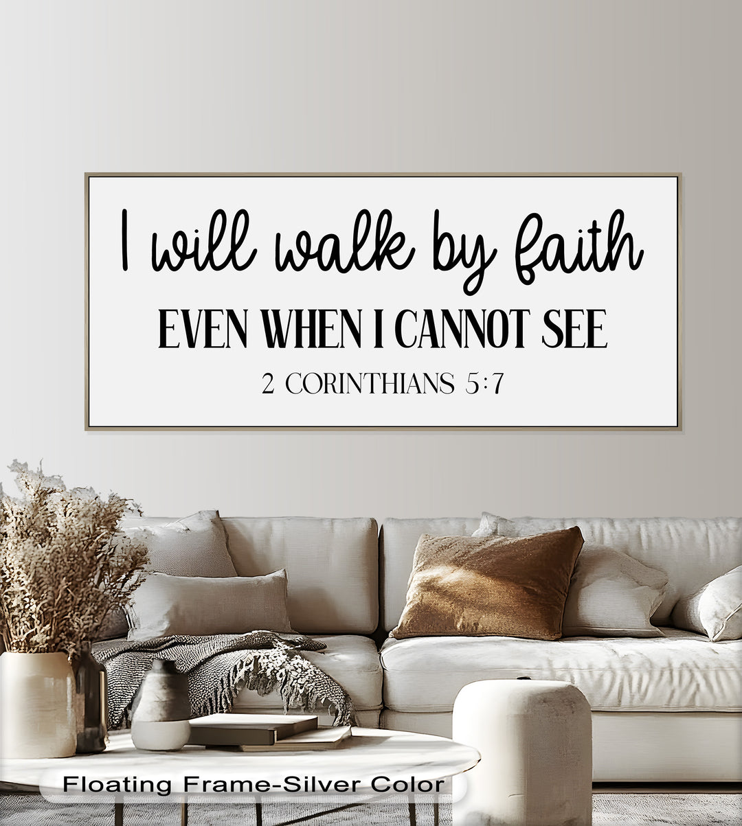 I Will Walk by Faith – Christian Oil Painting