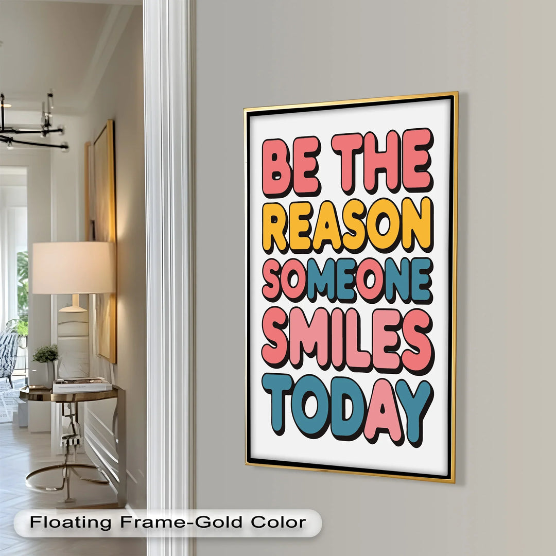 Be the Reason Someone Smiles – Oil Painting - MyPhotoStation