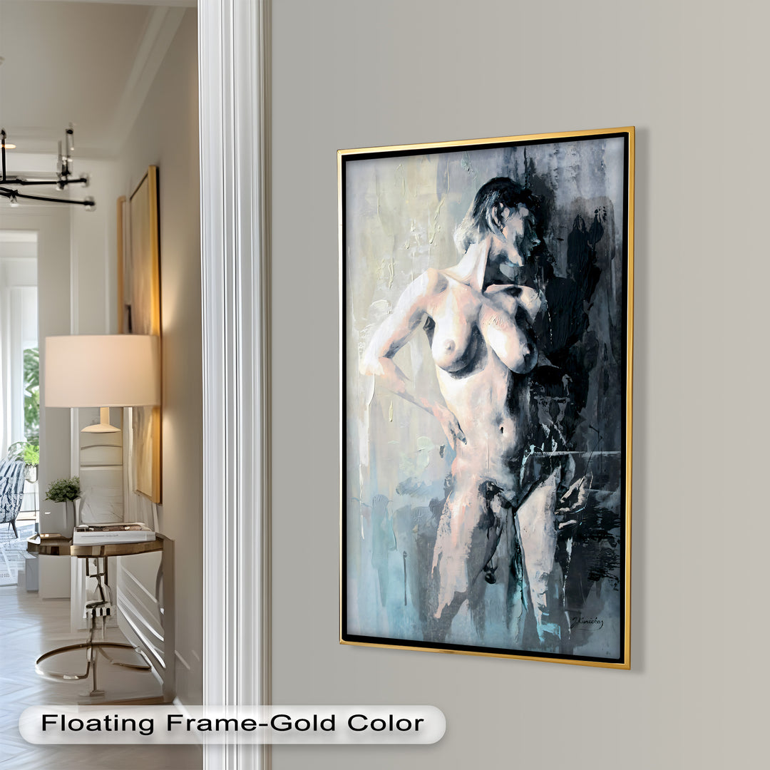 Still in the Shadows – Contemporary Nude Oil Painting