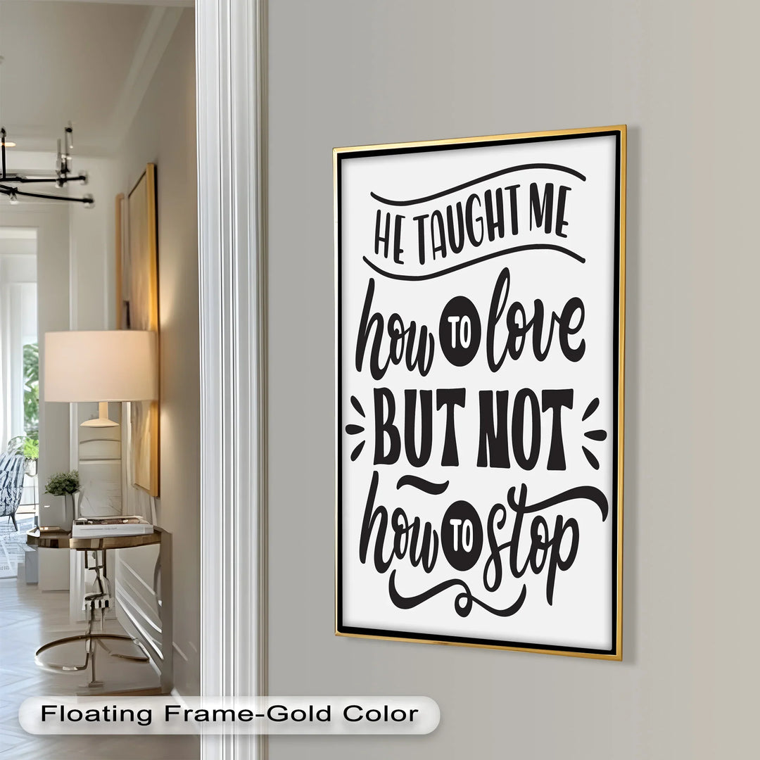 How to Love – Framed Oil Painting - MyPhotoStation