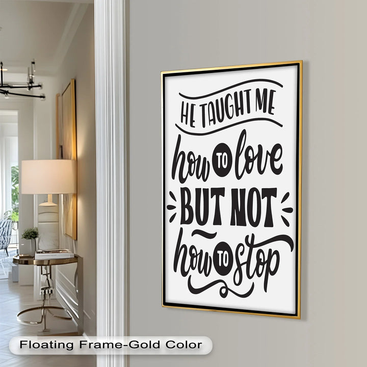 How to Love – Framed Oil Painting - MyPhotoStation