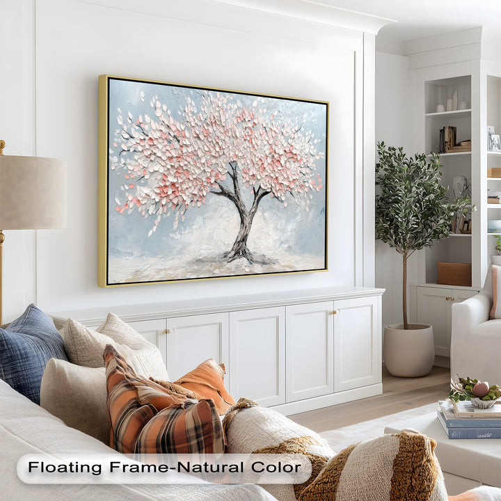 Blossoming Cherry Tree – Floral Oil Painting