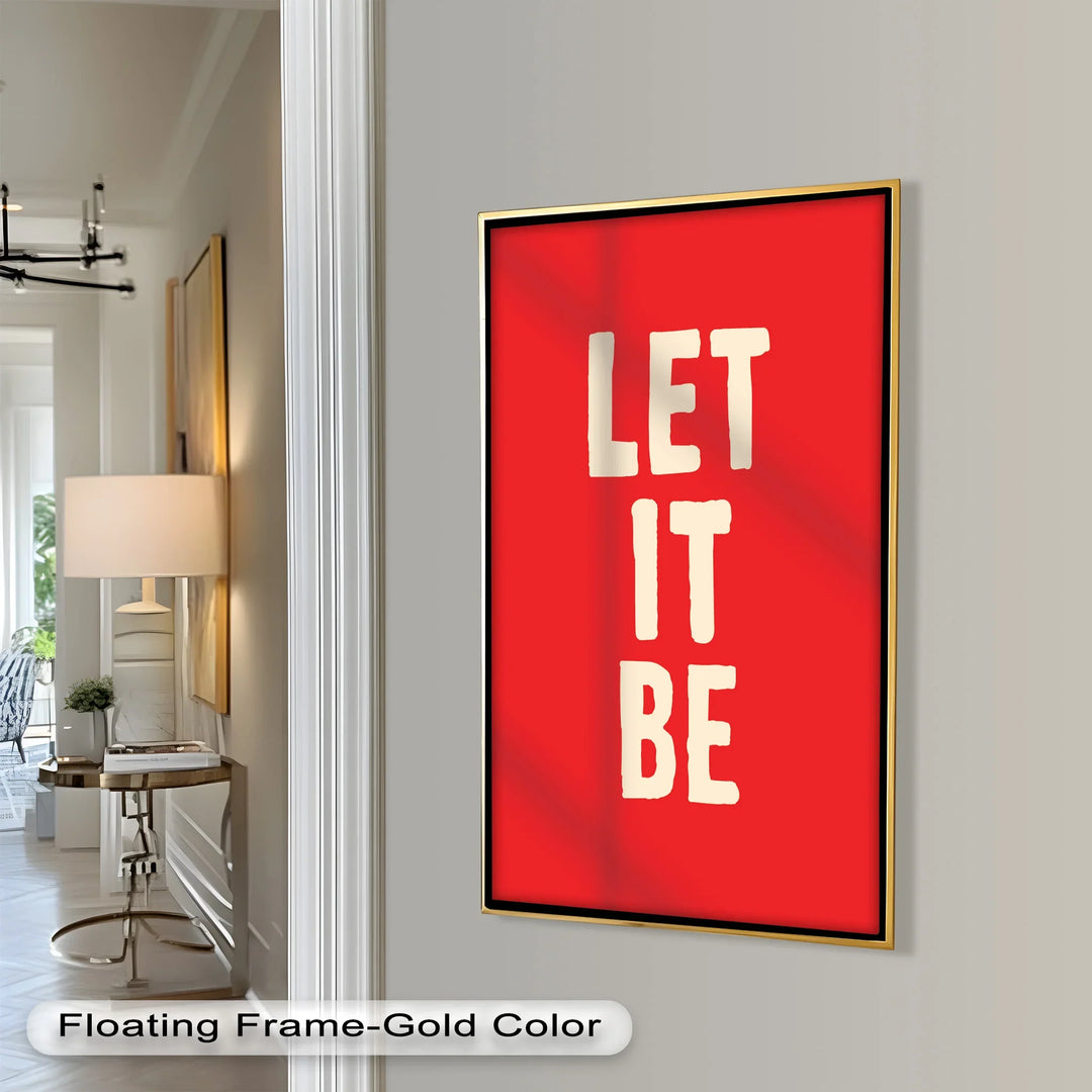 Let It Be – Red Oil Painting - MyPhotoStation