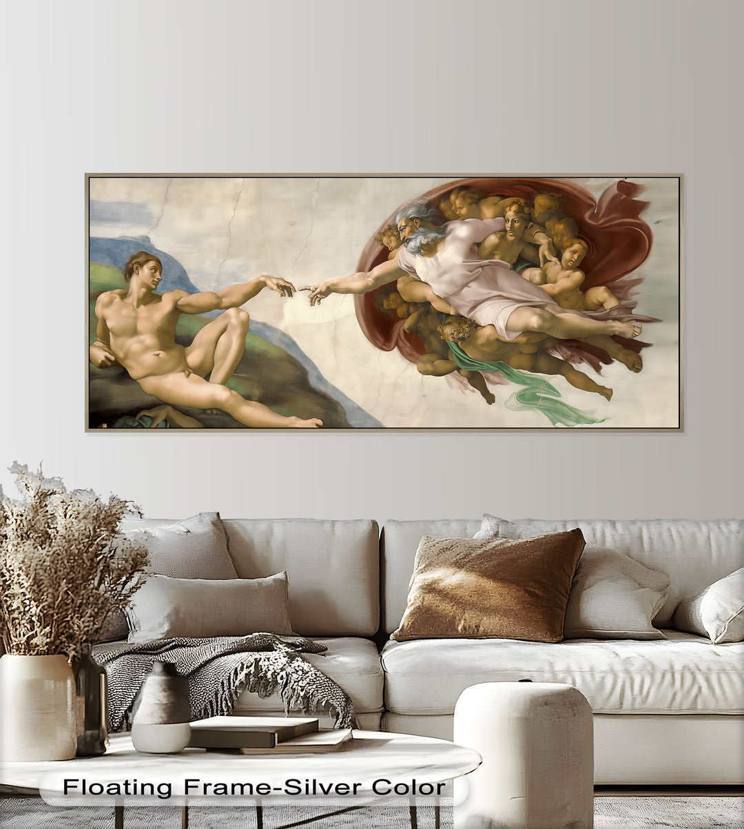 The Creation of Adam - Classicism Oil Painting