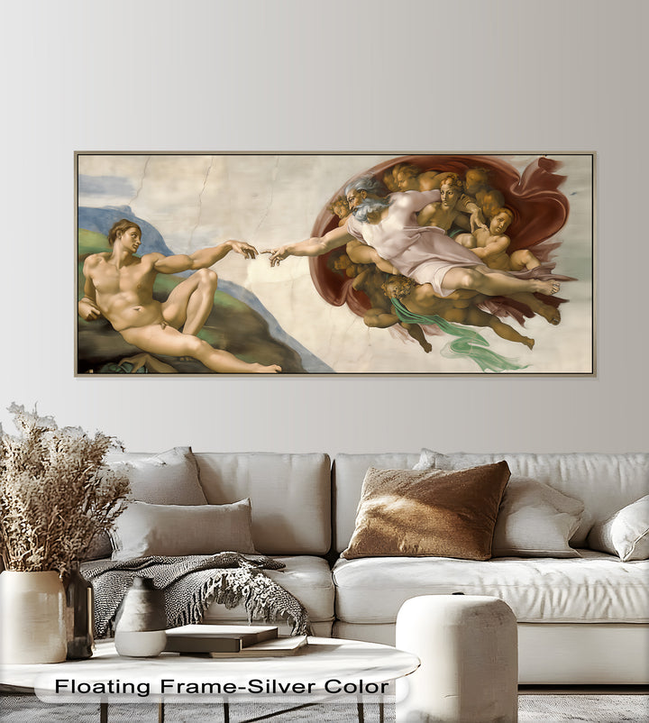The Creation of Adam - Classicism Oil Painting