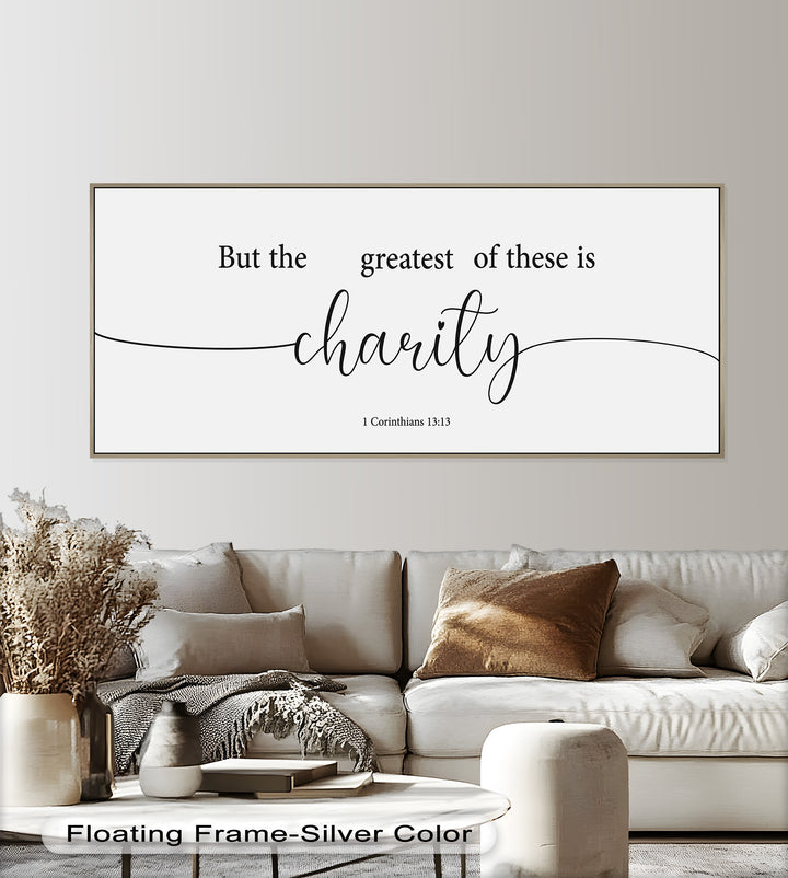 But the Greatest of These is Charity - Christian Oil Painting