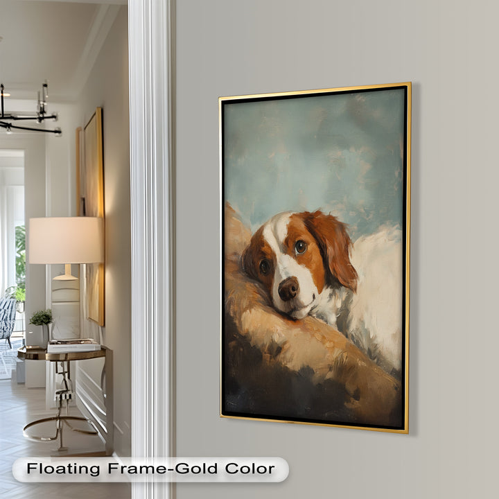 Resting Soul – Loyal Dog Animal Oil Painting