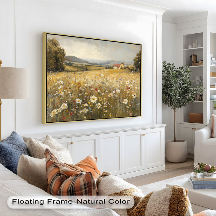 Countryside Bloom – Floral Oil Painting