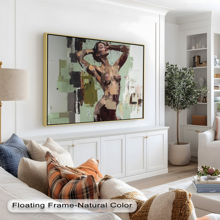 Sensual Geometry – Contemporary Female Nude Oil Painting