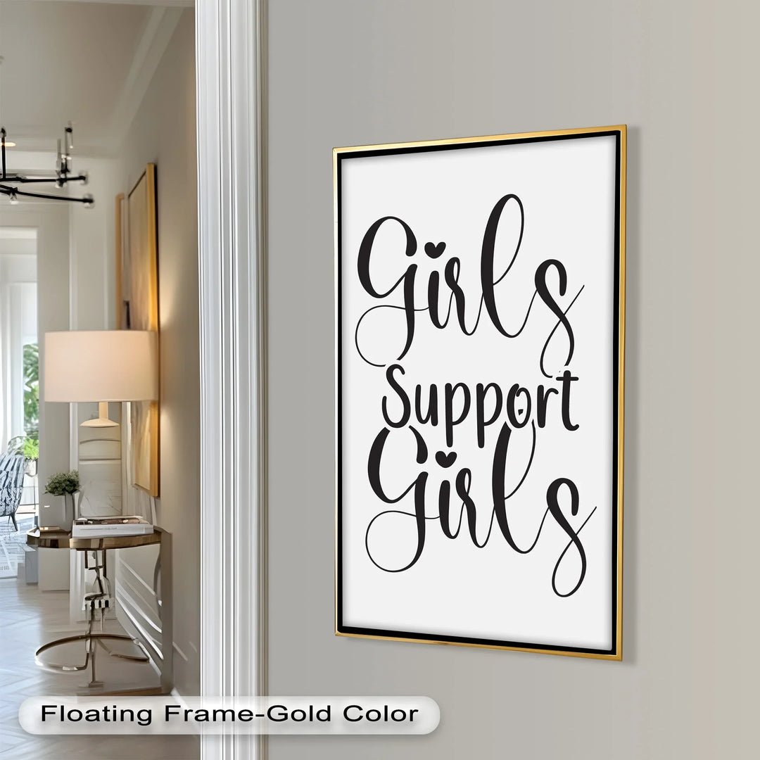 Girls Support Girls – Oil Painting - MyPhotoStation