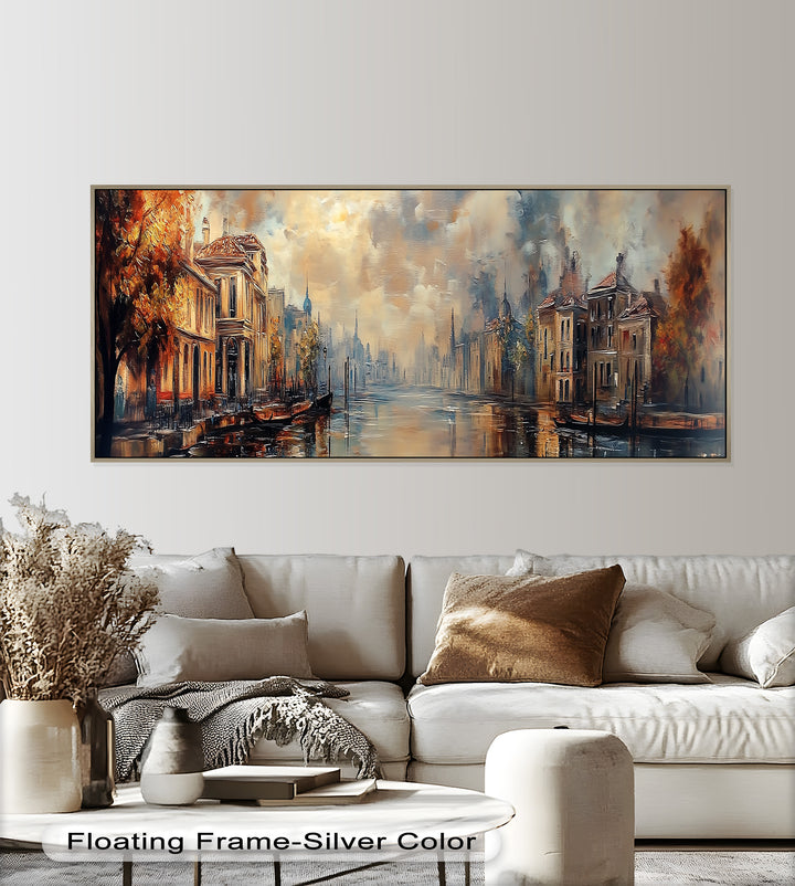 Goldener Kanalblick – Barockes Ölgemälde
