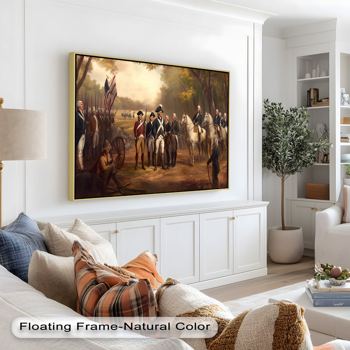 Command and Honor – Revolutionary Army Oil Painting
