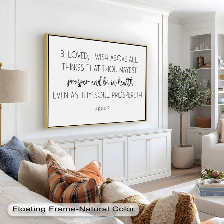3 John 2 Wall Art – Christian Bible Oil Paintings