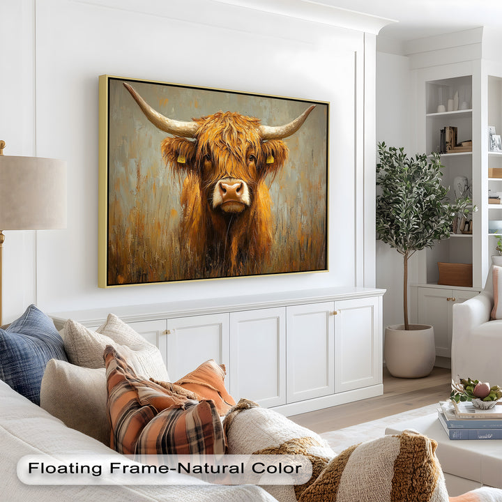 Highland Cow – Animal Oil Painting