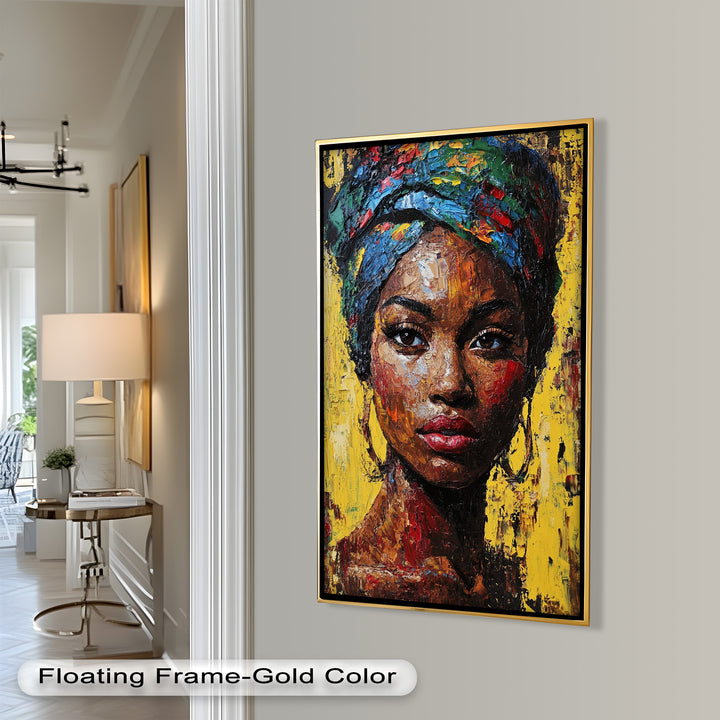 Radiant Soul – Bold Portrait Oil Painting in Fauvist Style