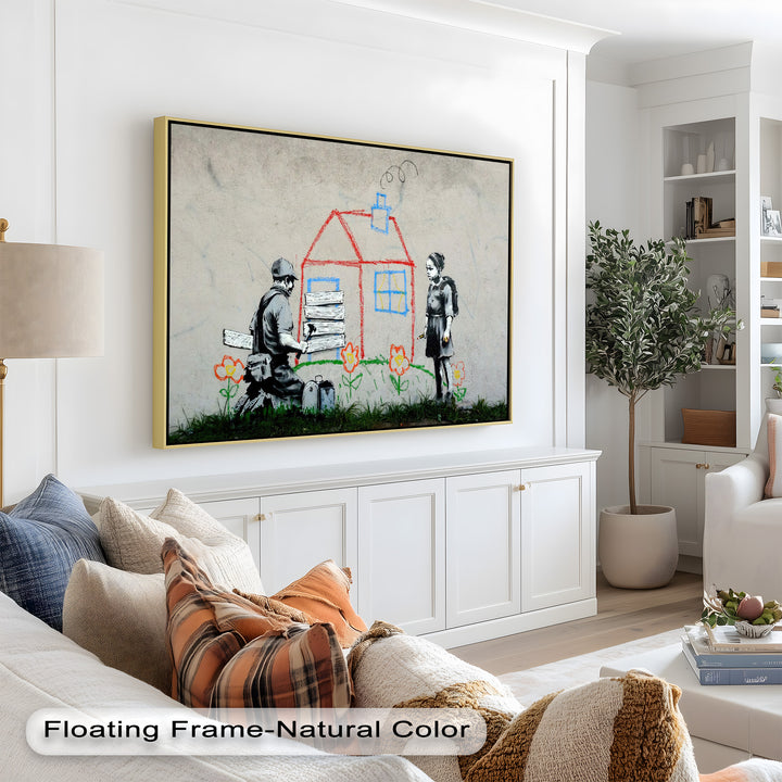 Boarded Dreams – Banksy Oil Painting