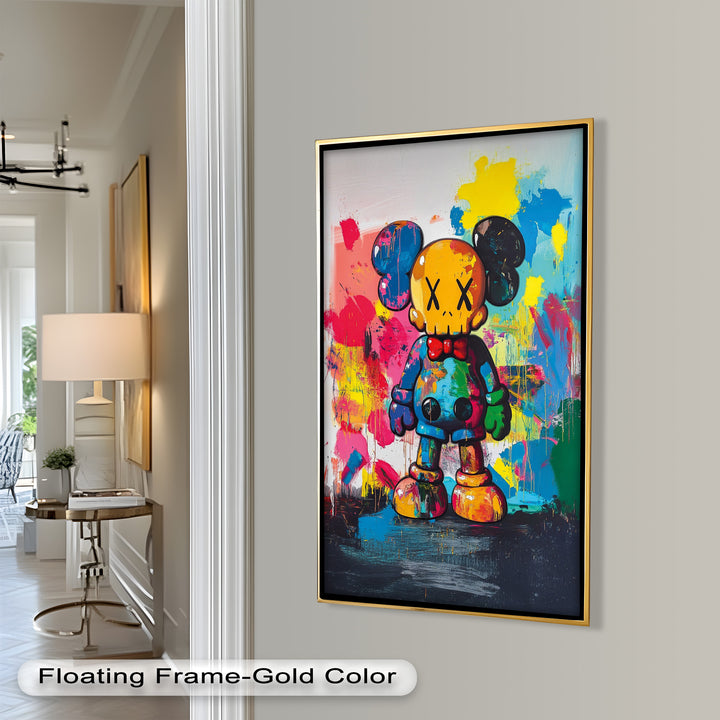 Color Riot Companion – KAWS Oil Painting