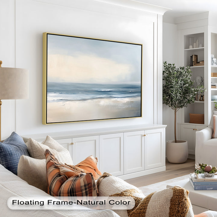 Ocean Wall Art - Minimalist Seascape Oil Painting