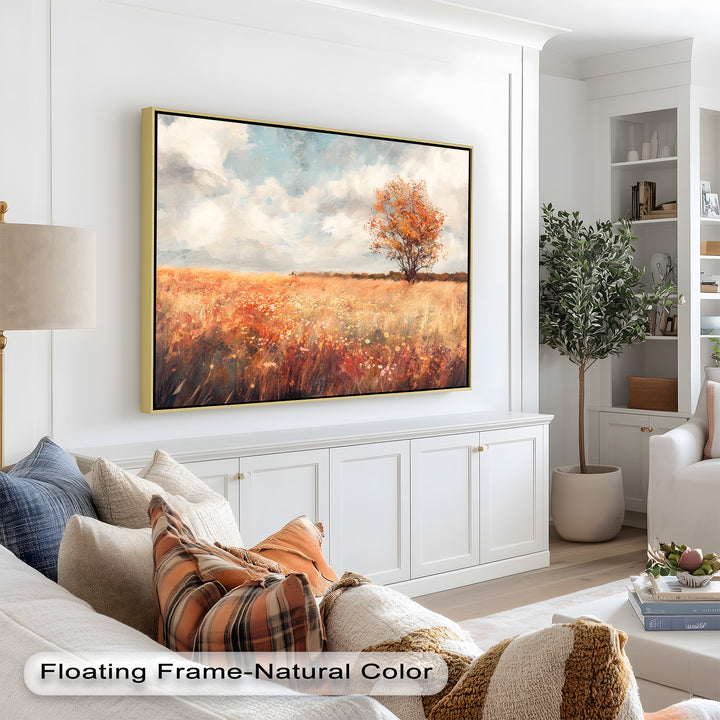 Vintage Autumn Fall – Landscape Oil Painting