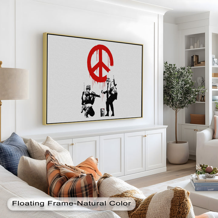 Peace Spray – Banksy Oil Painting