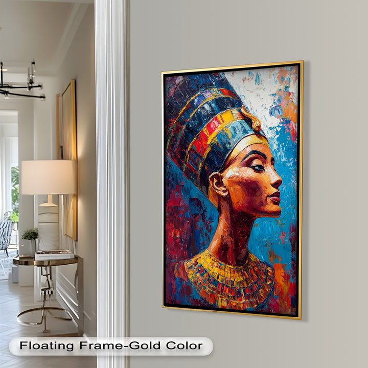 Fauvist Queen – Royal Profile Oil Painting