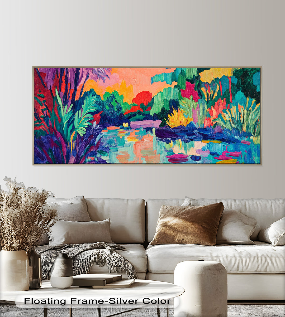 Tropical Reflections – Fauvist Oil Painting