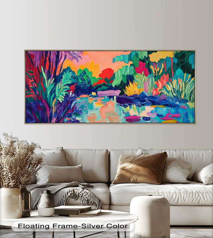 Tropical Reflections – Fauvist Oil Painting