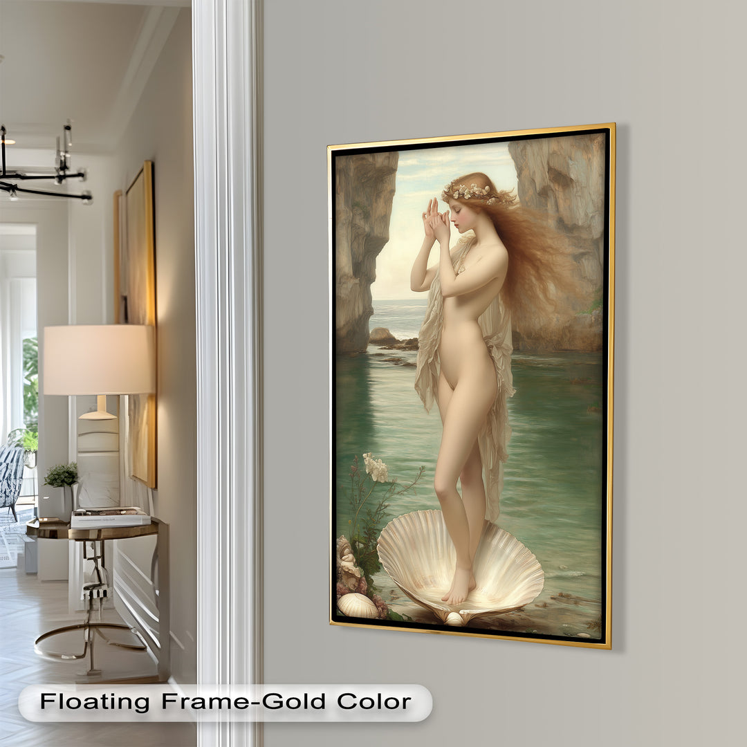 Birth of Grace – Renaissance-Inspired Venus Oil Painting