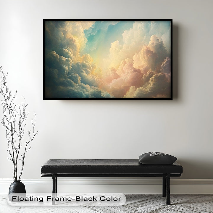 Heavenly Sky Glow – Modern Oil Painting