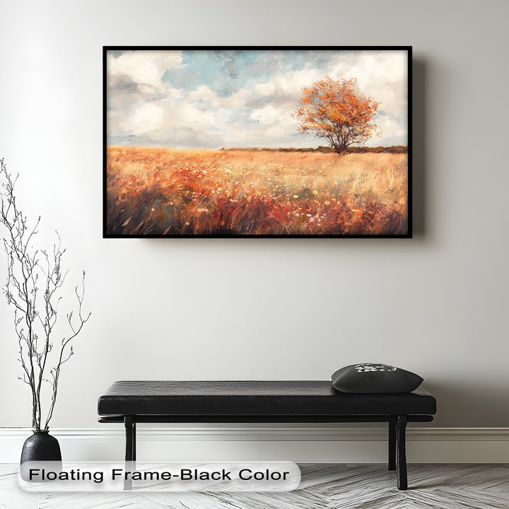 Vintage Autumn Fall – Landscape Oil Painting