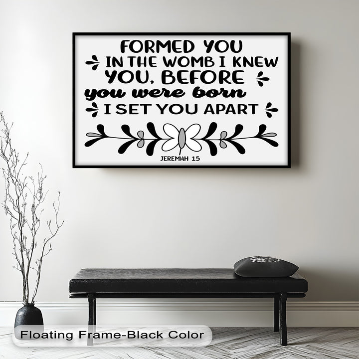 Before You Were Born – Jeremiah 1:5 Bible Oil Paintings