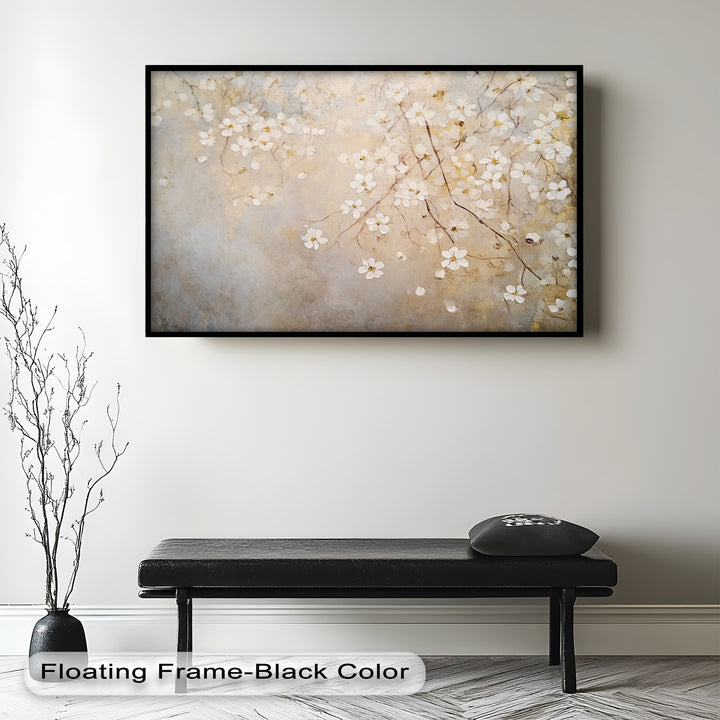 Delicate Blossom Branch – Floral Oil Paintings