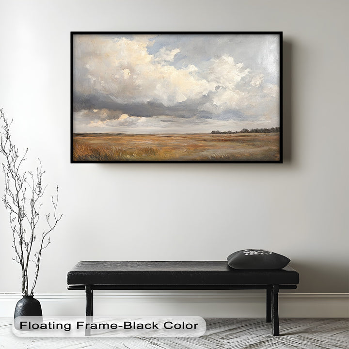 Prairie Horizon – Vintage Oil Painting