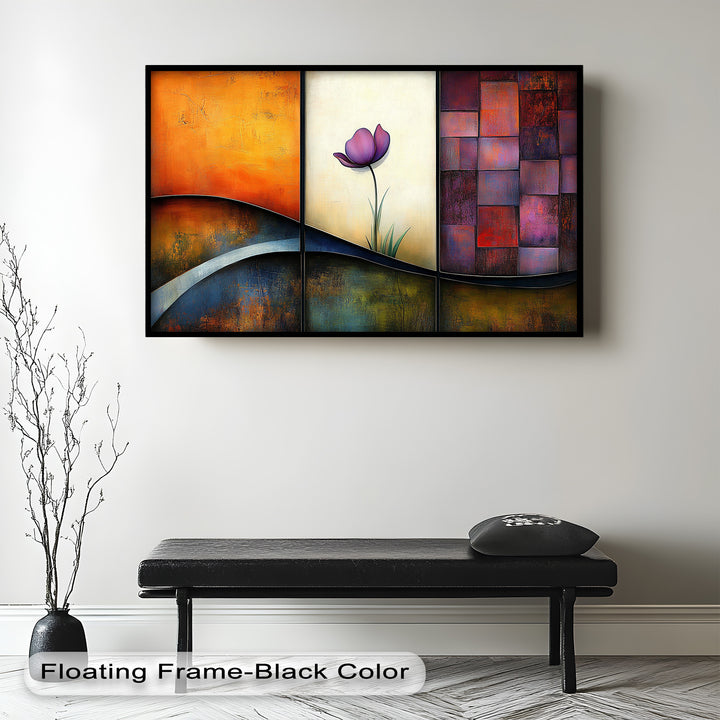 Tulip Dreams Abstract – Floral Modern Oil Painting