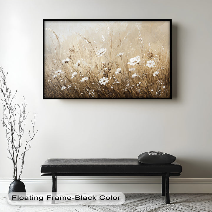 Whispers of Wheat – Floral Oil Painting