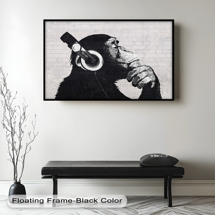 Contemplative Chimp – Banksy Oil Painting